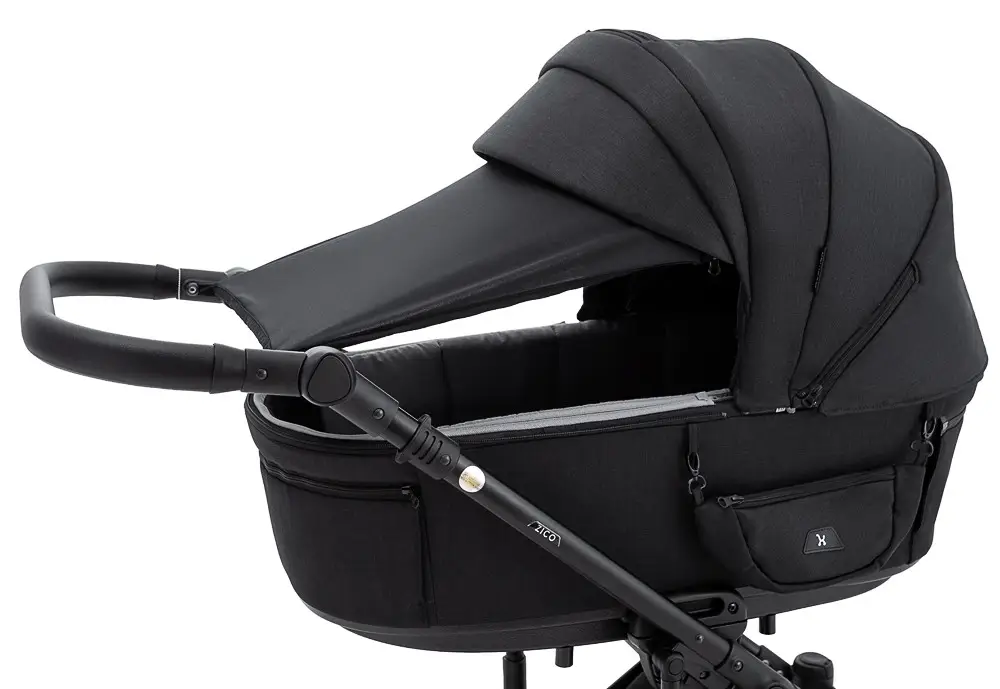 Детская коляска 2 в 1 Adamex Zico Lux TK-53 чорный
